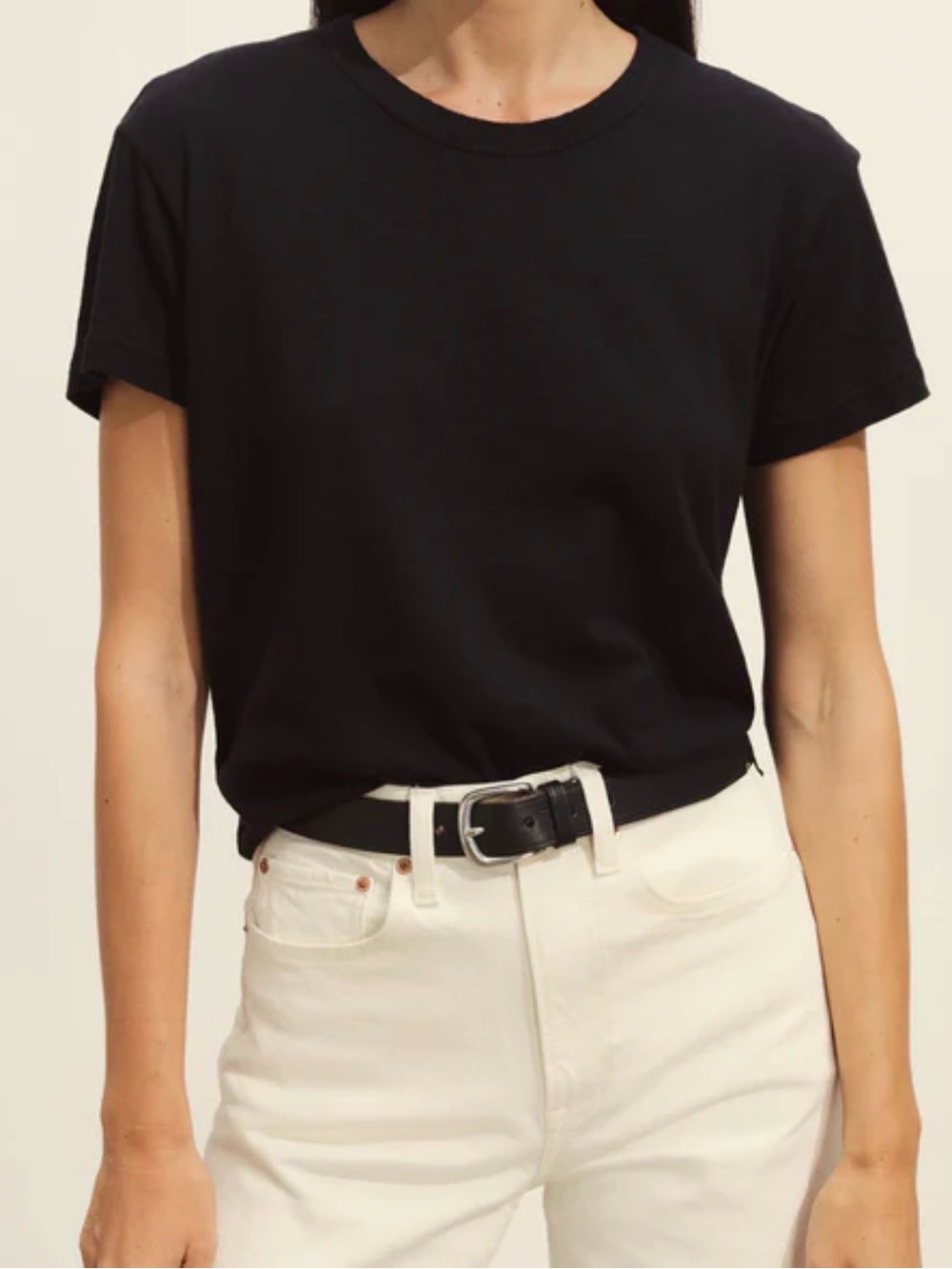 Buck Mason Black Easy Crew Tee